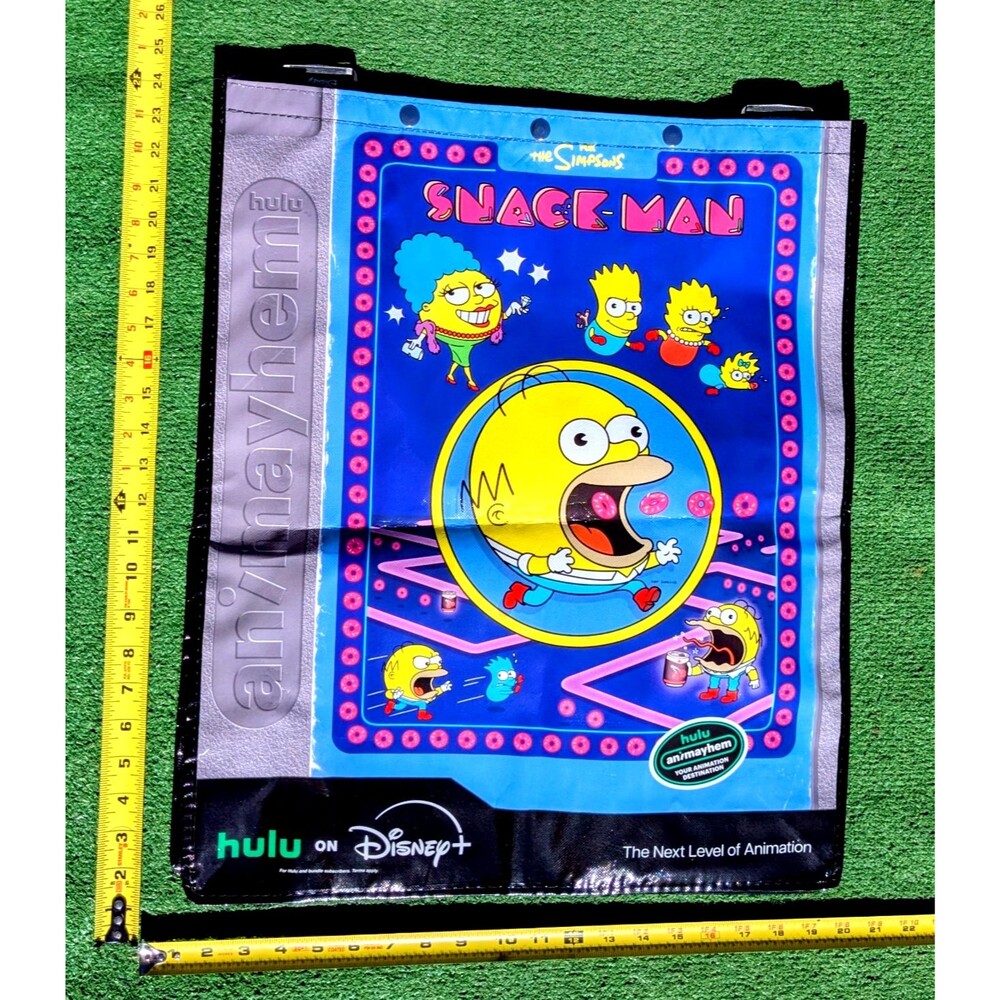 The Simpsons Snack-Man Animayhem SDCC 2026 Comic-Con Swag Bag Backpack Exclusive